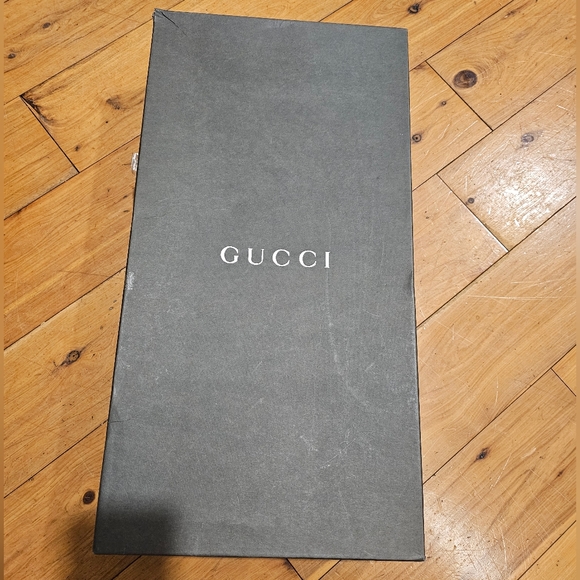 Gucci Black Velvet Monogram Heeled Boots - Picture 16 of 16